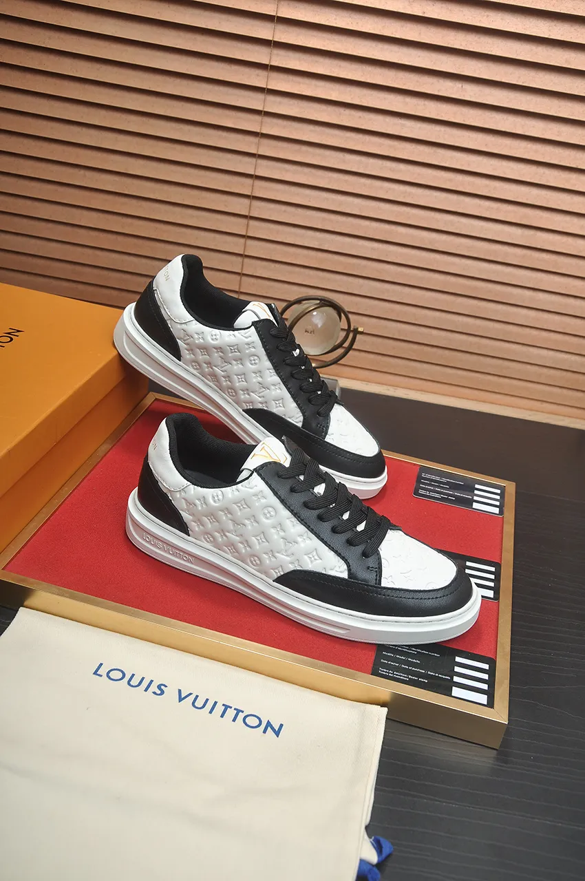 Men's shoes💰440💶【LOUIS VUITTON】Same model from LV.Louis Vuitton official website [satisfied] original single hot model LV original factory cowhide material👑1:1 original plate sheepskin lining, body accessories one-to-one molding💪 counter quality 🙏 Dear friends, if you still worry about wearing matching shoes💋, then these shoes are your best choice🎁🎁! 38-45 (45 is custom-made and cannot be returned or exchanged)